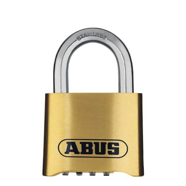 Abus: 180IB/50 C Solid Brass Resettable 4-Dial